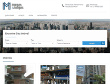 Tablet Screenshot of marquesemarques.com.br